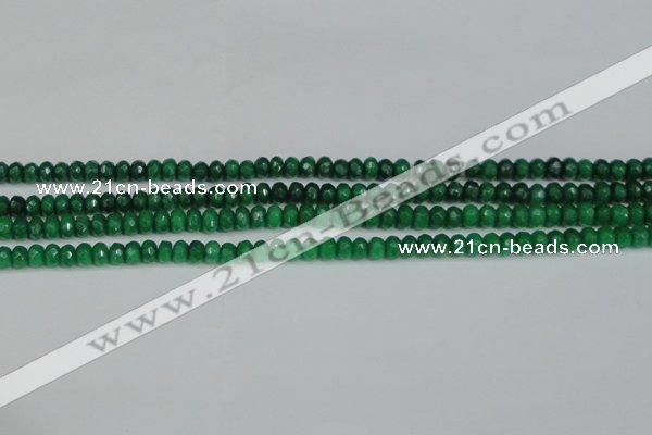 CCN4141 15.5 inches 4*6mm faceted rondelle candy jade beads