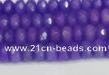 CCN4163 15.5 inches 5*8mm faceted rondelle candy jade beads