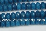 CCN4166 15.5 inches 5*8mm faceted rondelle candy jade beads