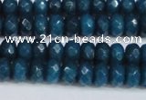 CCN4167 15.5 inches 5*8mm faceted rondelle candy jade beads