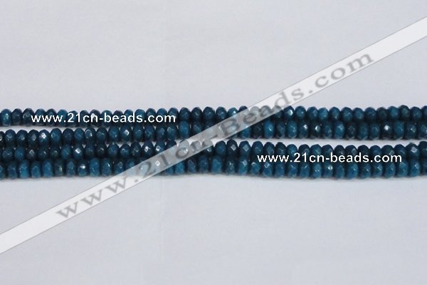 CCN4167 15.5 inches 5*8mm faceted rondelle candy jade beads