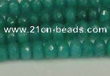 CCN4169 15.5 inches 5*8mm faceted rondelle candy jade beads