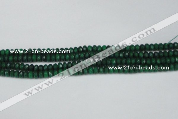 CCN4170 15.5 inches 5*8mm faceted rondelle candy jade beads