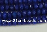 CCN4171 15.5 inches 5*8mm faceted rondelle candy jade beads