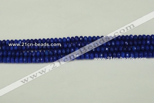 CCN4171 15.5 inches 5*8mm faceted rondelle candy jade beads