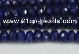 CCN4172 15.5 inches 5*8mm faceted rondelle candy jade beads