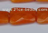 CCN4251 15.5 inches 18*25mm faceted trapezoid candy jade beads