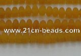 CCN4500 15.5 inches 3*5mm rondelle matte candy jade beads