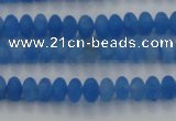 CCN4506 15.5 inches 3*5mm rondelle matte candy jade beads