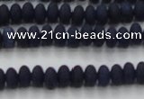 CCN4508 15.5 inches 3*5mm rondelle matte candy jade beads