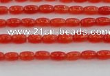 CCN4512 15.5 inches 3*5mm rice candy jade beads wholesale