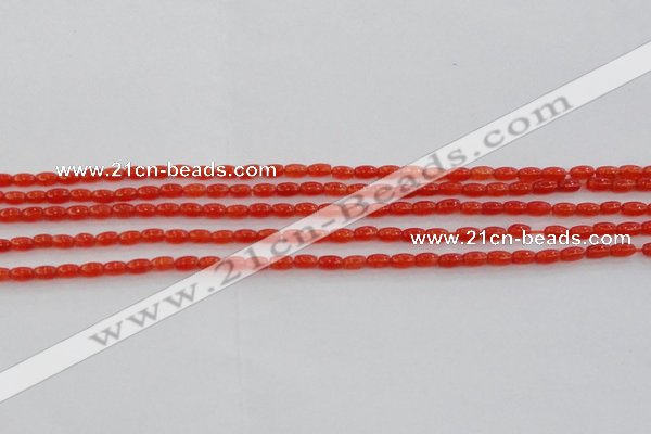 CCN4512 15.5 inches 3*5mm rice candy jade beads wholesale