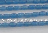 CCN4514 15.5 inches 3*5mm rice candy jade beads wholesale