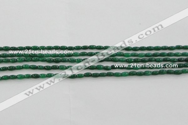 CCN4516 15.5 inches 3*5mm rice candy jade beads wholesale