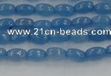 CCN4521 15.5 inches 4*6mm rice candy jade beads wholesale