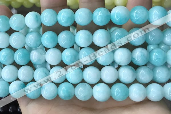 CCN5005 15.5 inches 8mm & 10mm round candy jade beads wholesale