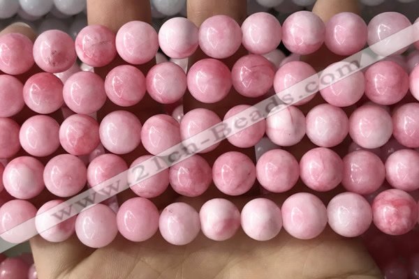 CCN5012 15.5 inches 8mm & 10mm round candy jade beads wholesale