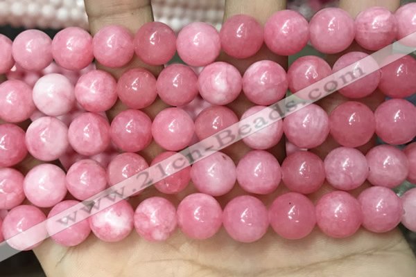 CCN5014 15.5 inches 8mm & 10mm round candy jade beads wholesale