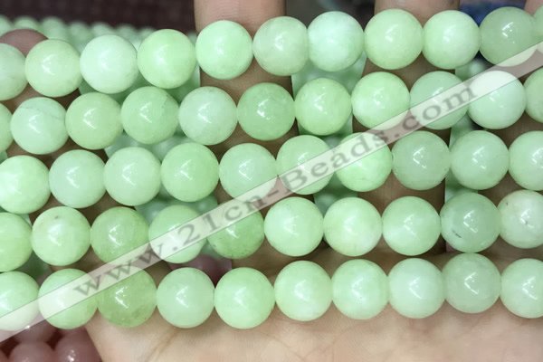 CCN5016 15.5 inches 8mm & 10mm round candy jade beads wholesale