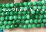 CCN5054 15.5 inches 8mm & 10mm faceted round candy jade beads