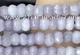CCN5108 15 inches 3*4mm faceted rondelle candy jade beads