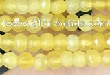 CCN5111 15 inches 3*4mm faceted rondelle candy jade beads