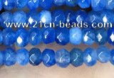 CCN5114 15 inches 3*4mm faceted rondelle candy jade beads