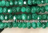 CCN5121 15 inches 3*4mm faceted rondelle candy jade beads