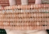 CCN5136 15 inches 5*8mm faceted rondelle candy jade beads