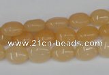 CCN515 15.5 inches 8*10mm oval candy jade beads wholesale