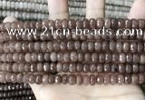 CCN5161 15 inches 5*8mm faceted rondelle candy jade beads