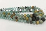 CCN5178 5*8mm - 14*20mm faceted rondelle candy jade graduated beads