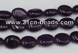 CCN519 15.5 inches 8*10mm oval candy jade beads wholesale