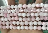 CCN5232 15 inches 8mm faceted nuggets candy jade beads