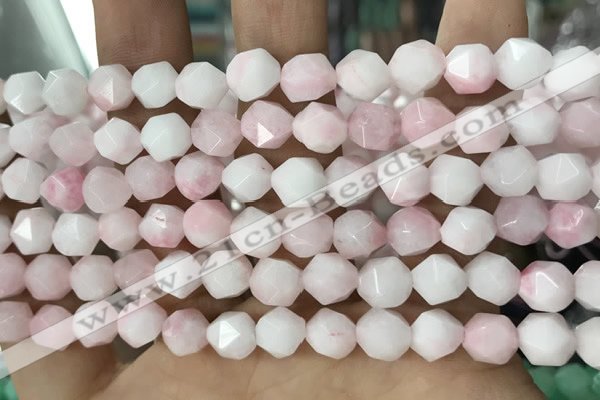CCN5232 15 inches 8mm faceted nuggets candy jade beads