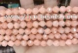 CCN5233 15 inches 8mm faceted nuggets candy jade beads