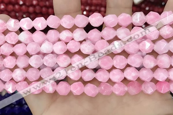 CCN5236 15 inches 8mm faceted nuggets candy jade beads