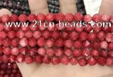 CCN5240 15 inches 8mm faceted nuggets candy jade beads