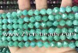 CCN5247 15 inches 8mm faceted nuggets candy jade beads