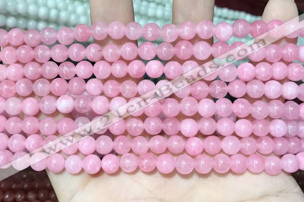 CCN5277 15 inches 6mm round candy jade beads Wholesale