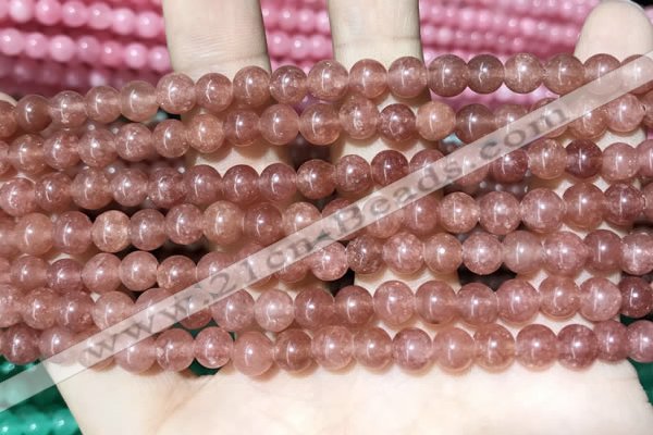 CCN5278 15 inches 6mm round candy jade beads Wholesale