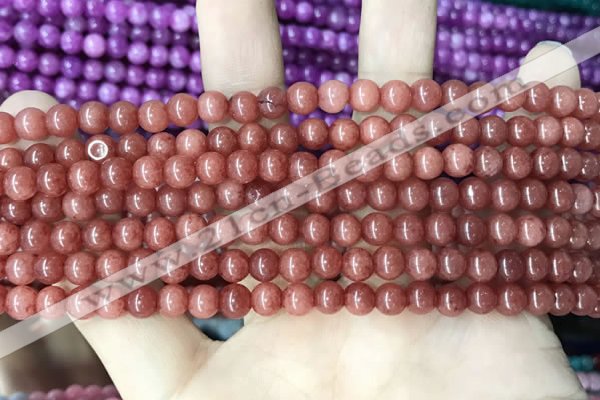 CCN5279 15 inches 6mm round candy jade beads Wholesale