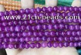 CCN5281 15 inches 6mm round candy jade beads Wholesale