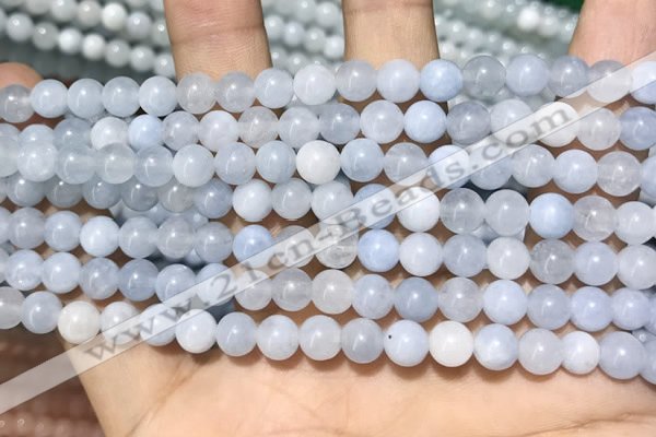 CCN5283 15 inches 6mm round candy jade beads Wholesale