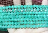 CCN5291 15 inches 6mm round candy jade beads Wholesale