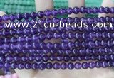 CCN5294 15 inches 6mm round candy jade beads Wholesale