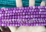 CCN5295 15 inches 6mm round candy jade beads Wholesale