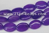 CCN530 15.5 inches 10*14mm oval candy jade beads wholesale