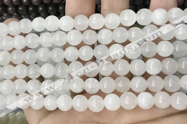 CCN5310 15 inches 8mm round candy jade beads Wholesale