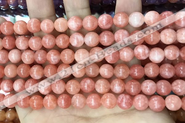 CCN5323 15 inches 8mm round candy jade beads Wholesale